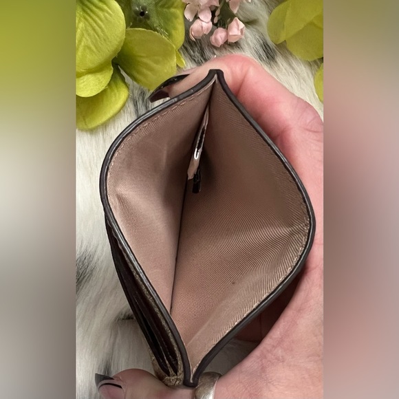 Kate Spade Gold Glitter Card Wallet - Picture 6 of 12